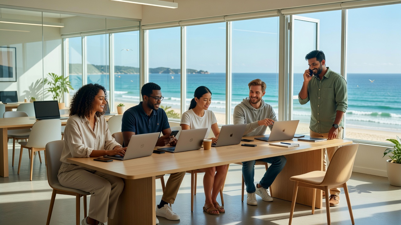 Our Team in the office